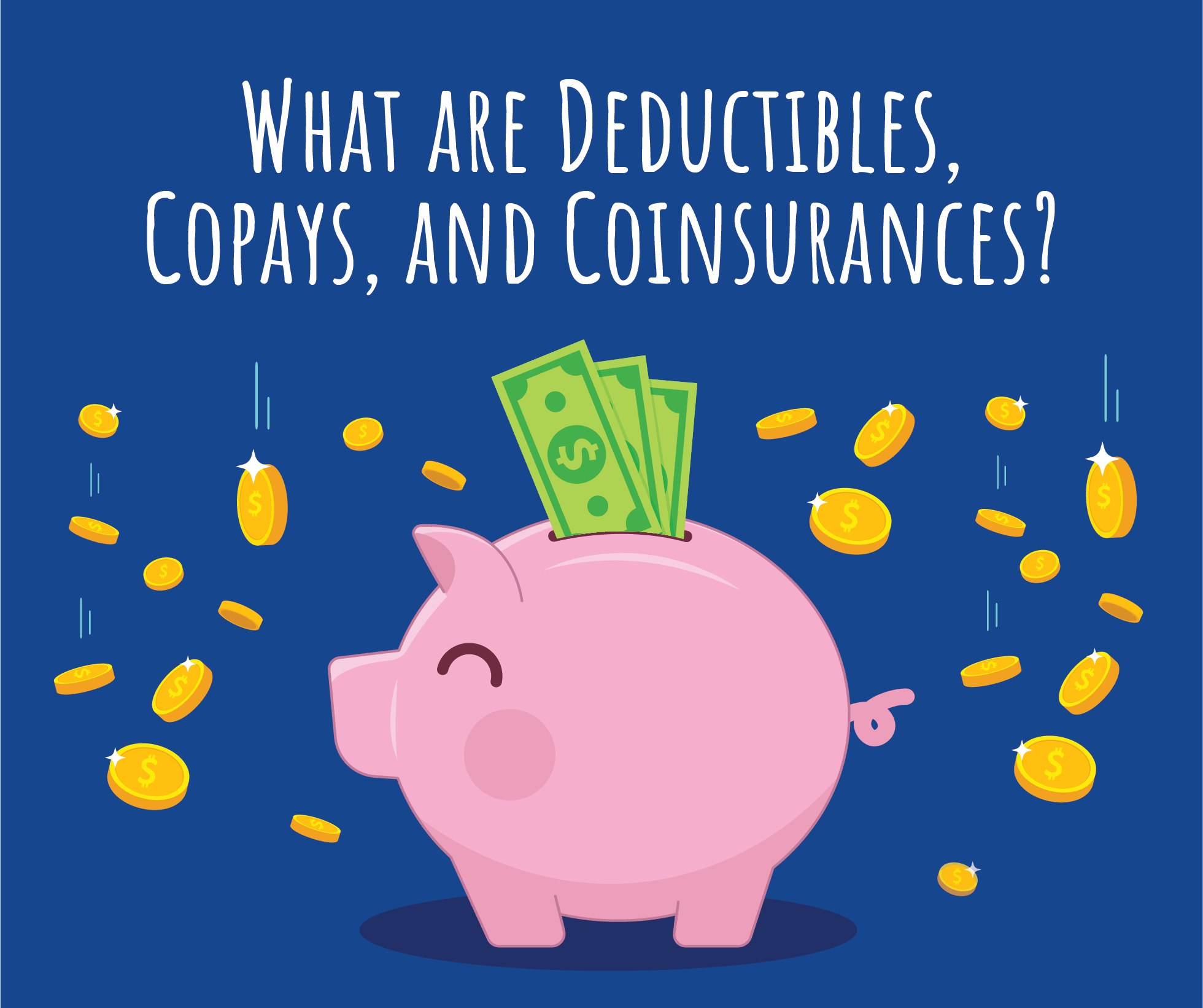 difference between copay and coinsurance and deductible